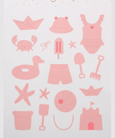 LORA BAILORA - COLLEZIONE SUMMER MEMORIES - fustelle BEACH BABY