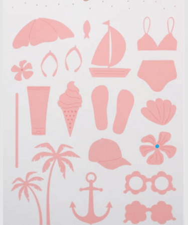 LORA BAILORA - COLLEZIONE SUMMER MEMORIES - fustelle SUMMER ICONS