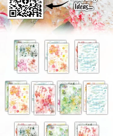 Alternative view of AALL & CREATE - A6 DESIGN PAPER - VIVID VORTEX #01