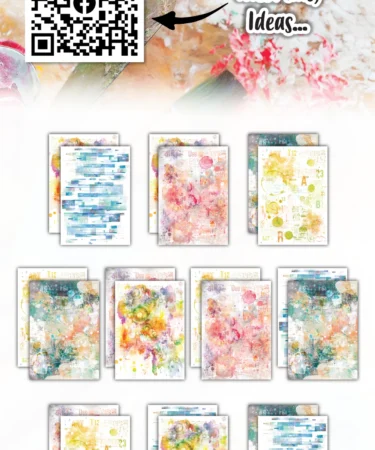 Alternative view of AALL & CREATE - A6 DESIGN PAPER - CITRUS RAINBOW  #05