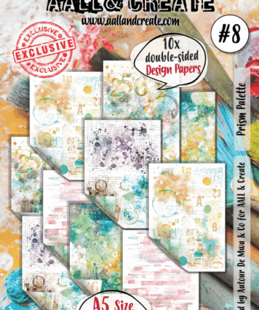 AALL & CREATE - A5 DESIGN PAPER - PRISM PALETTE #08