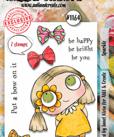 AALL & CREATE  - A7 STAMP SET - SPARKLE  #1164