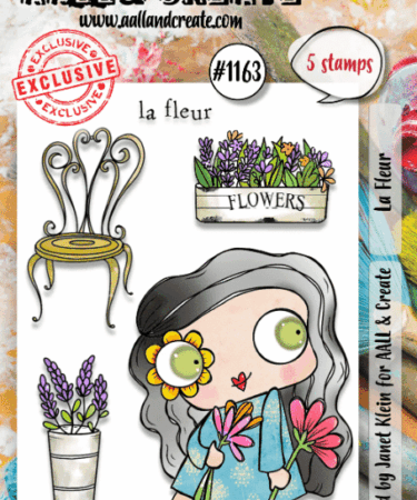 AALL & CREATE - A7 STAMP SET - LA FLEUR #1163