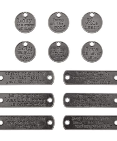 Alternative view of Tim Holtz Idea-ology Typed Tags (12 pezzi)