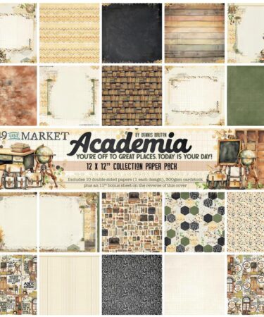 49 and Market - Collezione Academia - Collection Pack 12"X12"