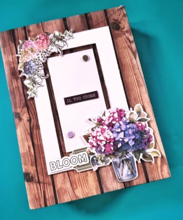 PRODOTTO CONTENITORE MINI ALBUM DI APRILE 2024  CON MARIELLA