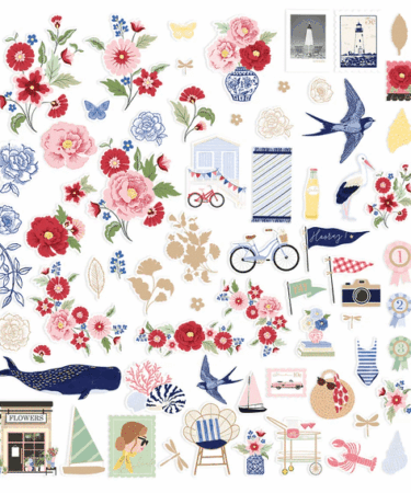 SPELLBINDERS - Bayfair Cardstock Diecut Ephemera 136pk