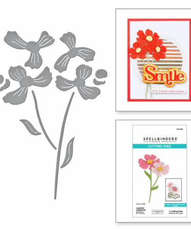 SPELLBINDERS - Layered Anemone Etched Dies