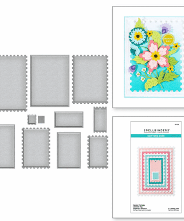 SPELLBINDERS - Nested Postage Labels & Tag Etched Dies