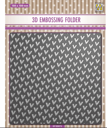 Nellie's Choice • 3D EMBOSSING FOLDER - Hearts