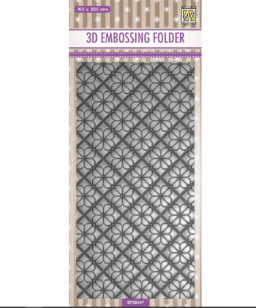 Nellie's Choice • 3D EMBOSSING FOLDER - Flower Backgrounds