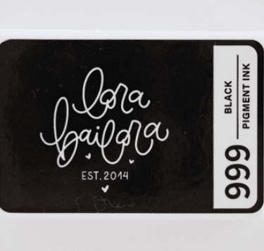 LORA BAILORA - Tinta de pigmento 999-BLACK