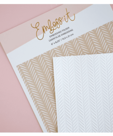 LORA BAILORA - Carpeta de embossing 6"x 8,25" ESPIGA