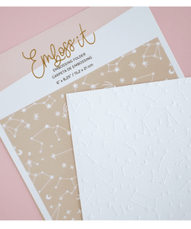 LORA BAILORA - Carpeta de embossing 6"x 8,25" PERSEIDAS