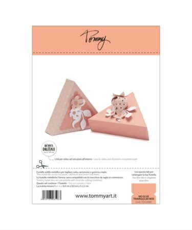 TOMMY ART - Fustella No glue Triangular box