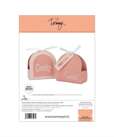 TOMMY ART - Fustella No glue Chocolate box