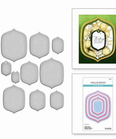 SPELLBINDERS FRESH PICKED LABELS AND TAG ETCHED DIES FROM THE SEALED 3D BOTANICAL COLLECTION