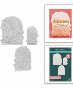 SPELLBINDERS FLORAL FOR YOU 3D EMBOSS & CUT FOLDER FROM THE SEALED 3D BOTANICAL COLLECTION