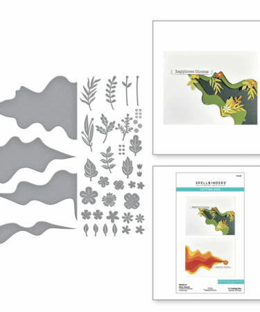 SPELLBINDERS RAINBOW SLICE TUNNEL ETCHED DIES FROM THE TUNNEL SCAPES COLLECTION BY VICKY PAPAIOANNOU