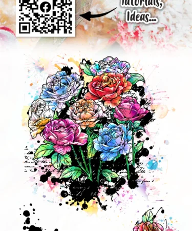 Alternative view of Aall and Create Stamp Set A7 Roses In Bloom -  1177