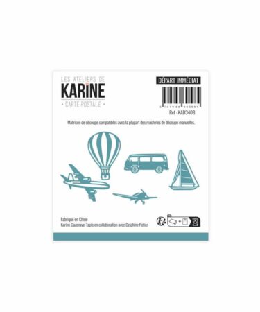 Les Ateliers de Karine - Collezione Carte Postale - Dies  Départ imminent
