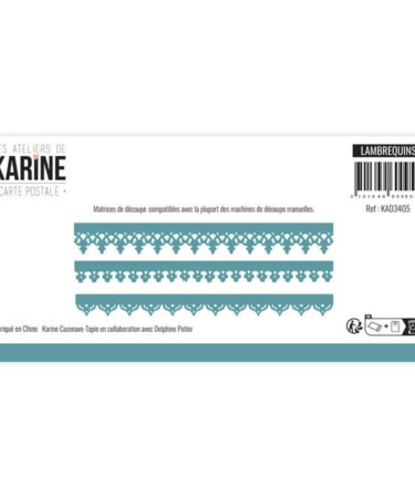 Les Ateliers de Karine - Collezione Carte Postale Dies - Lambrequins