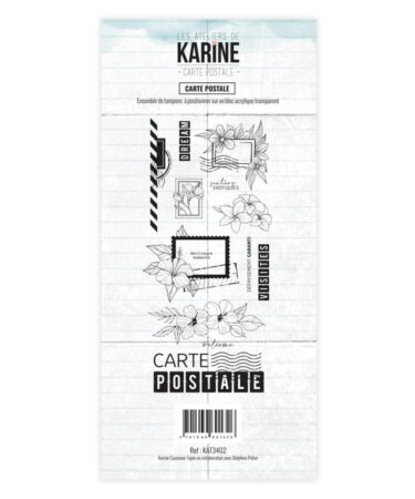 Les Ateliers de Karine - Collezione Carte Postale -Tampon clear  Carte Postale