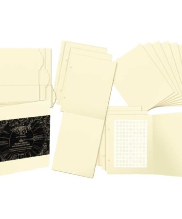 Alternative view of Graphic 45 Staples Binder Album With Interactive Pages - IVORY