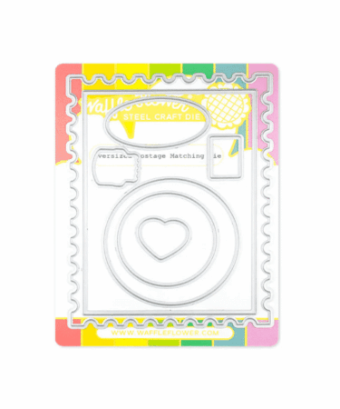 WAFFLE FLOWER - Oversized Postage Matching Die