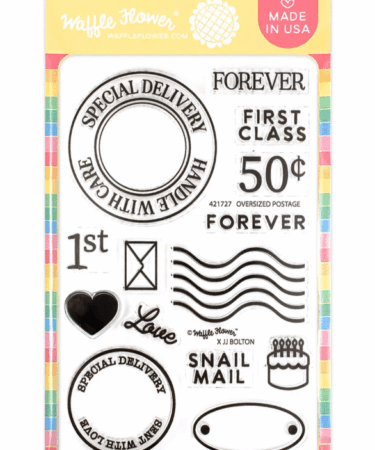 WAFFLE FLOWER - Oversized Postage Stamp Set