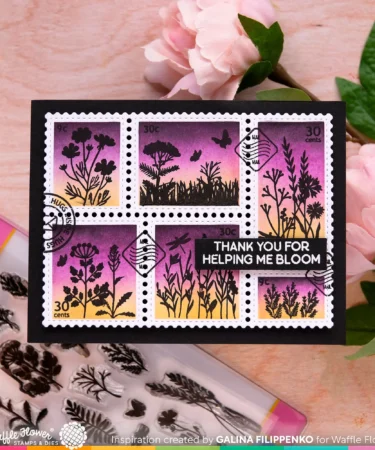 Alternative view of WAFFLE FLOWER - Wild Flower Silhouettes Stamp Set
