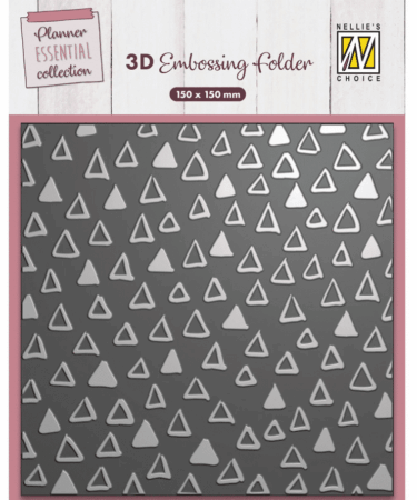 Nellie's Choice • 3D Embossing Folder Triangles
