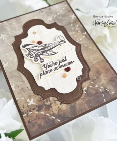 Alternative view of HONEY BEE - Set of 2 Background 6x6" Stencils- Air Traffic