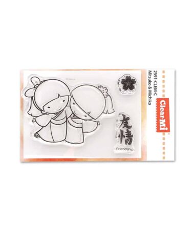 IMPRONTE D'AUTORE - set di timbri  Mitsuko & Michiko