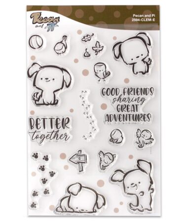 IMPRONTE D'AUTORE - set di timbri  Pecan and Pi