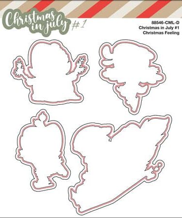 IMPRONTE D'AUTORE - set di fustelle  Christmas in July #1