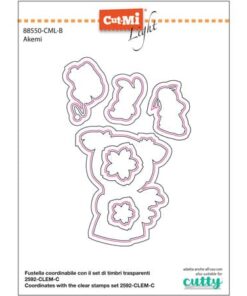 IMPRONTE D'AUTORE - set di fustelle  Akemi