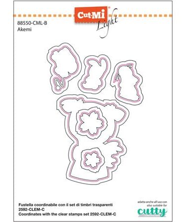 IMPRONTE D'AUTORE - set di fustelle  Akemi