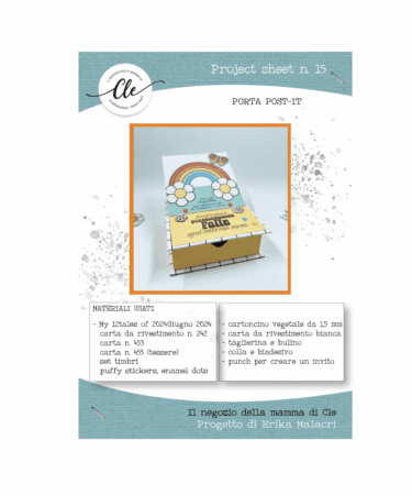 IL NEGOZIO DELLA MAMMA DI CLE -PROJECT SHEET 15 IL PORTA POST DI ERIKA MALACRI