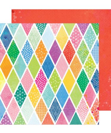Vicki Boutin - Collezione Bold And Bright - Double-Sided Cardstock 12"X12" - Diamonds