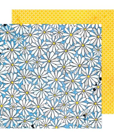 Vicki Boutin - Collezione Bold And Bright - Double-Sided Cardstock 12"X12" - Picking Daisies