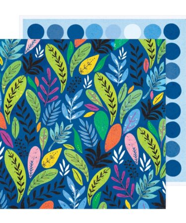 Vicki Boutin - Collezione Bold And Bright - Double-Sided Cardstock 12"X12" - Mixed Greens