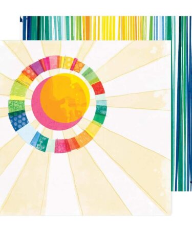 Vicki Boutin Bold And Bright Double-Sided Cardstock 12"X12"Light Of Day