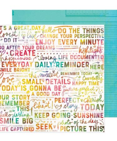 Vicki Boutin - Collezione Bold And Bright - Double-Sided Cardstock 12"X12" - Daily Reminder