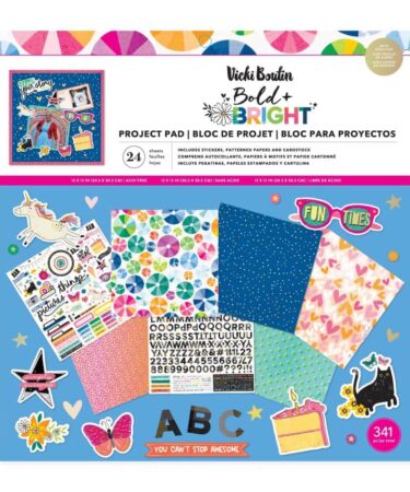Vicki Boutin - Collezione Bold And Bright - Project Pad 12"X12" 24 Sheets