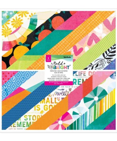 Vicki Boutin - Collezione Bold And Bright - Paper Pad 12"X12" 48 Sheets