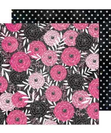 Vicki Boutin - Collezione Bold And Bright - Double-Sided Cardstock 12"X12" - Full Bloom