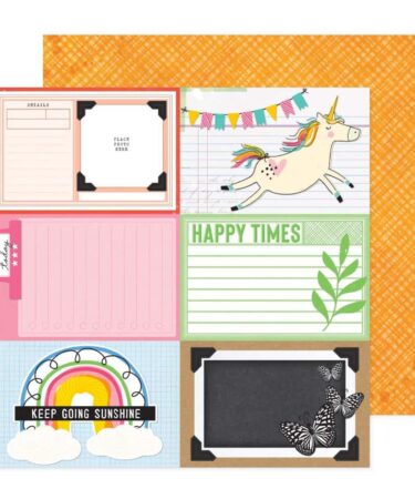 Vicki Boutin - Collezione Bold And Bright - Double-Sided Cardstock 12"X12" - 4X6