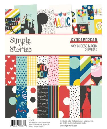 Simple Stories - Collezione Say Cheese Magic-  Double-Sided Paper Pad 6"X8" 24/Pkg