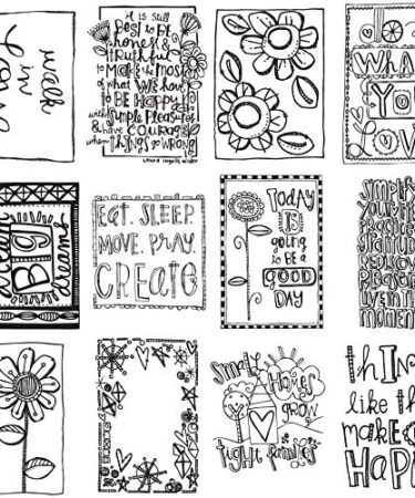 ADORNIT-  carta acquerellabile -  art play paintables - Walk in love